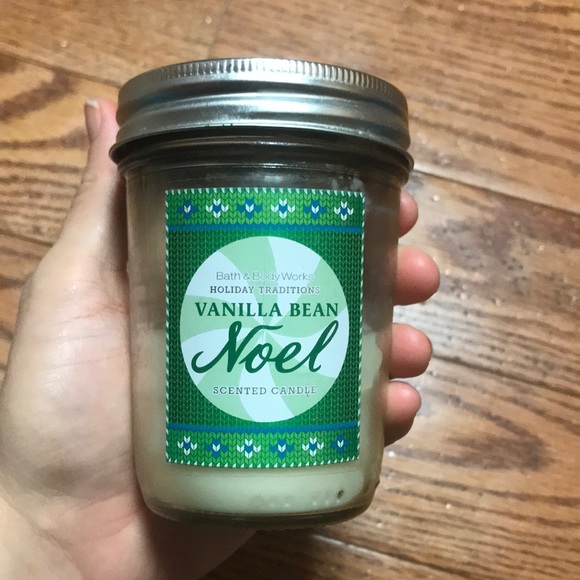 Bath & Body Works Accents Vanilla Bean Noel Candle Poshmark